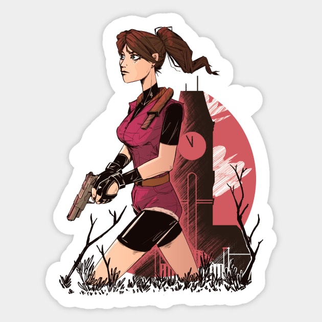 claire redfield Sticker by sythelum